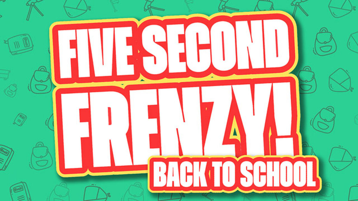 Five Second Frenzy: Back to School image number null